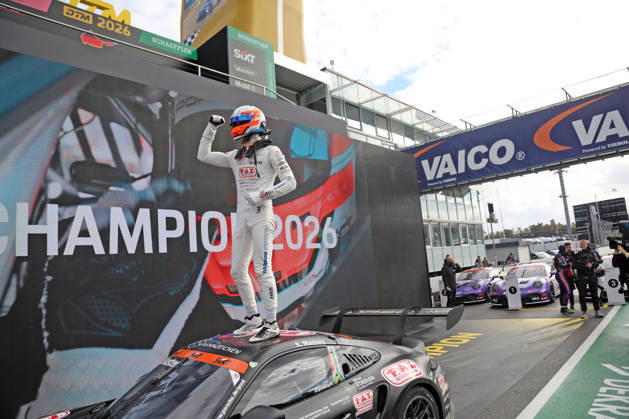 Porsche Sixt Carrera Cup Deutschland Finale Hockenheimring 09. - 11. Oktober 2026 Porsche Sixt Carrera Cup Deutschland Finale Hockenheimring 09. - 11. Oktober 2026 Rennen Sonntag Im Bild: Keagan Masters (RSA) Porsche Sixt Carrera Cup Champion 2026 Copyright: xBEAUTIFULxSPORTS Bernhardtx
