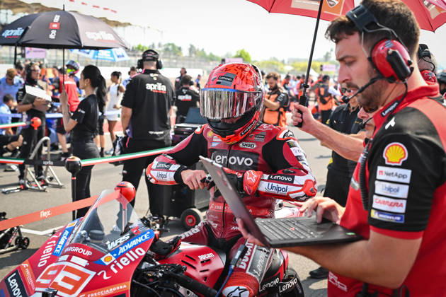 MOTO - MOTO GP - GRAND PRIX OF INDONESIA 2026 MARQUEZ Marc (spa), Ducati Lenovo Team, Ducati Desmosedici GP26, portrait, starting grid, grille de dÃ part during the 2026 MotoGP Pertamina Grand Prix of Indonesia on the Mandalika circuit from October 9 to 11, at West Nusa Tenggara, Indonesia - West Nusa TenggaraIndonesia  Copyright: xGIGIxSOLDANOx