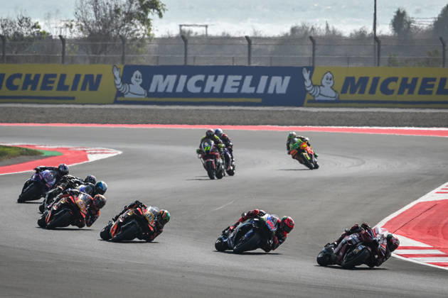 MOTO - MOTO GP - GRAND PRIX OF INDONESIA 2026 63 BAGNAIA Francesco (ita), Ducati Lenovo Team, Ducati Desmosedici GP26, action with 20 QUARTARARO Fabio (fra), Monster Energy Yamaha MotoGP Team, Yamaha YZR-M1 during the 2026 MotoGP Pertamina Grand Prix of Indonesia on the Mandalika circuit from October 9 to 11, at West Nusa Tenggara, Indonesia - West Nusa TenggaraIndonesia  Copyright: xGIGIxSOLDANOx