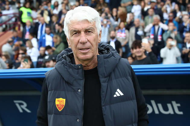 IPA89547449 - October 11, 2026 Como vs. AS Roma (Serie A) Sports; Soccer; Matchday 6& xD;Pictured: Gasperini& xD;(Photo by Gino Mancini)  Copyright: xGinoxMancini IPAxSportx xx IPA89547449