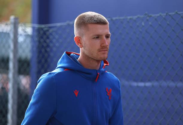 Premier League - Crystal Palace v Nottingham Forest LONDON, ENGLAND, OCTOBER 11: Adam Wharton of Crystal Palace arrives at Selhurst Park ahead of the match during The Premier League match between Crystal Palace v Nottingham Forest at Selhurst Park Stadium, London, England, on October 11. (Photo by Daniel Weir) London Selhurst Park Stadium England Copyright: xDanielxWeir SportsxPressxPhotox Sportspressphoto_SPR252353
