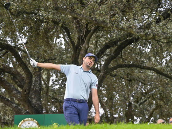 October 11, 2026, Madrid, Madrid, Spain: JACOB SKOV OLESEN of Denmark hits the ball off the tee during the Open de EspaoÂ±a presented by Madrid at Club de Campo Villa de Madrid on October 11, 2026 in Madrid, Spain. Open GOLF De Spain Presented By Madrid - 10.11.26 (Fourth Day)  - ZUMAc312 20261011_zsp_c312_046 Copyright: xOscarxManuelxSanchezx