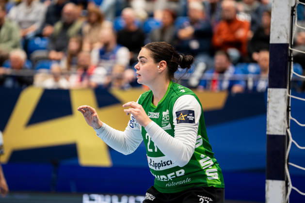 HSG Blomberg-Lippe (GER) vs. Odense Handbold (DEN), Handball, EHF Champions League Women, Gruppenphase, 11.10.2026, Saision 2026 2027, Lemgo Lara Lepschi (HSG Blomberg-Lippe, 27) Lemgo Phoenix Contact Arena Deutschland