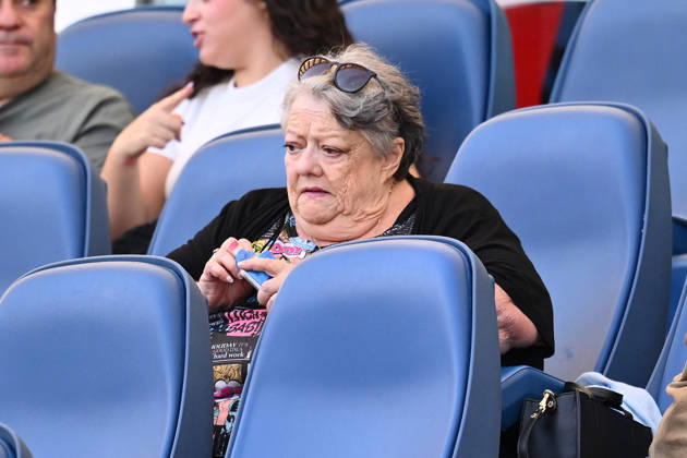 SOCCER - Serie A - SS Lazio vs. AC Monza Photo by IPA ABACAPRESS.COM89548281 - Anna Paratore, mother of Prime Minister Giorgia Meloni, during Matchday 6 of the Serie A Championship between S.S. Lazio and A.C. Monza at the Olympic Stadium on October 11, 2026, in Rome, Italy. Rome Italy Copyright: xIPAxSport ABACAx