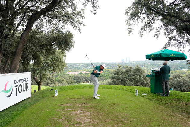 October 11, 2026, Madrid, Madrid, Spain: Sami Valimaki of Finland during the Open de Espao±a 2026 presented by Madrid, R4 Final, golf tournament of DP World Tour at Club de Campo Villa de Madrid on October 11, 2026, in Madrid, Spain. Madrid Spain - ZUMAa181 20261011_zaa_a181_024 Copyright: xDennisxAgyemanx
