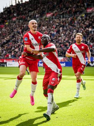 UTRECHT - Yoann Cathline of FC Utrecht celebrates the 1-0 during the Dutch Eredivisie match between FC Utrecht and Willem II at Galgenwaard Stadium on October 11, 2026, in Utrecht, the Netherlands. TOBIAS KLEUVER ANP Eredivisie 2026 27 xVIxANPxSportx xxANPxIVx 572125402 originalFilename: 572125402