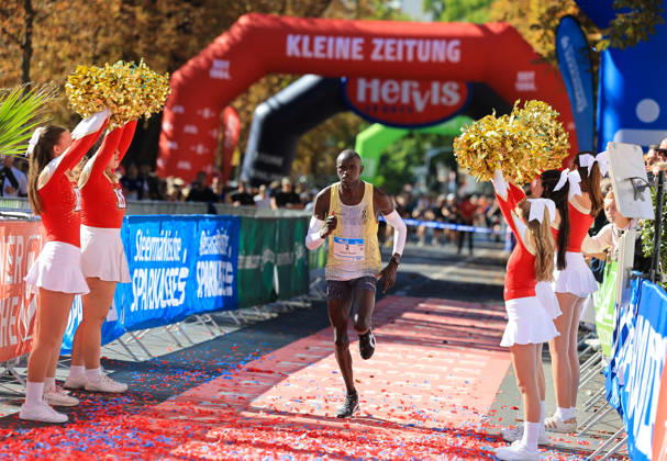 RUNNING - Graz Marathon 2026 GRAZ,AUSTRIA,11.OCT.26 - RUNNING - Graz Marathon. Image shows Simon Thuku (KEN).  GEPAxpictures xWolfgangxGrebien