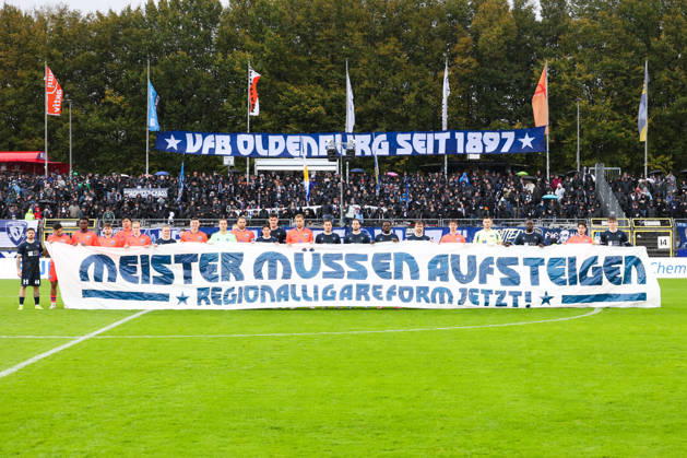 11.10.2026, Fussball, Herren, Regionalliga Nord, 14. Spieltag, VfB Oldenburg - BSV Kickers Emden