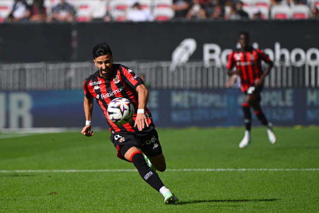 FOOTBALL : OGC Nice VS RC Strasbourg Alsace - Ligue 1 McDonald s - 11 10 2026 Mohamed Amoura (OGCN) - Ligue 1 McDonald™s match between OGC Nice and Racing Club de Strasbourg Alsace on October 11, 2026 at the Allianz Riviera Stadium in Nice. NiceFrance Copyright: xWilliamxCannarellax