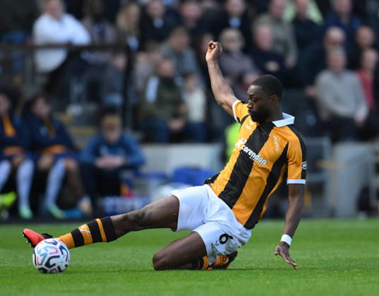 Hull City v Everton Premier League Hull City s Semi Ajayi during the Premier League match at the MKM Stadium, Hull 11 10 2026 UK Newspapers OUT Copyright: xDanielxHamburyx FIL-24042-0022