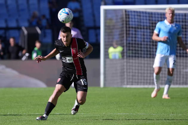 Monza™s Samuele Birindelli during the Serie A EniLive soccer match between Lazio and Monza at the Rome s Olympic stadium, Italy - Sunday October 11, 2026 - Soccer ( Photo by Alfredo Falcone LaPresse )  Copyright: xAlfredoxFalcone LaPressex