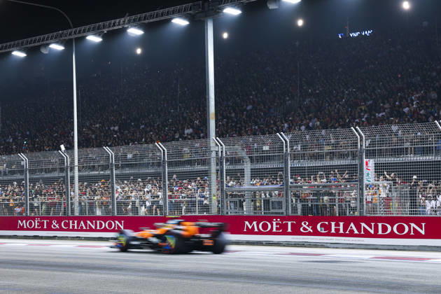 F1 - SINGAPORE GRAND PRIX 2026 Moët & Chandon branding illustration during the 2026 Formula 1 Singapore Grand Prix, 17th round of the 2026 Formula One World Championship, WM, Weltmeisterschaft from October 9 to 11, 2026 on the Marina Bay Street Circuit, in Singapore, Singapore - SingaporeSingapore Copyright: xDPPIx