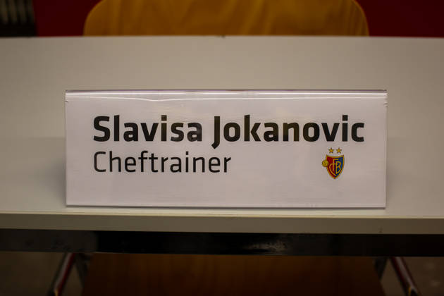 Fussball: Liechtenstein: Brack Super League 2026 2027 - 10. Spieltag, 11.10.2026, 16:30 Uhr - FC Vaduz vs. FC Basel 1893 - Rheinpark Stadion (Vaduz, Liechtenstein); Schildchen im Medienraum Vaduz Rheinparkstadion Vaduz Liechtenstein Copyright: xAmiirxAmedjouax