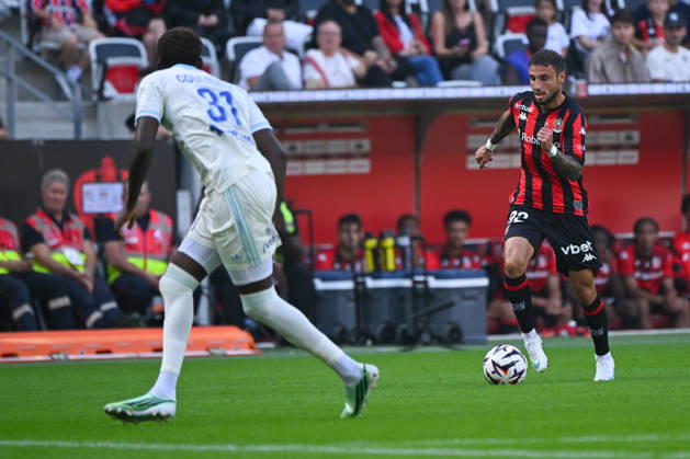 FOOTBALL : OGC Nice VS RC Strasbourg Alsace - Ligue 1 McDonald s - 11 10 2026 Jonathan Clauss (OGCN) - Ligue 1 McDonald™s match between OGC Nice and Racing Club de Strasbourg Alsace on October 11, 2026 at the Allianz Riviera Stadium in Nice. NiceFrance Copyright: xWilliamxCannarellax