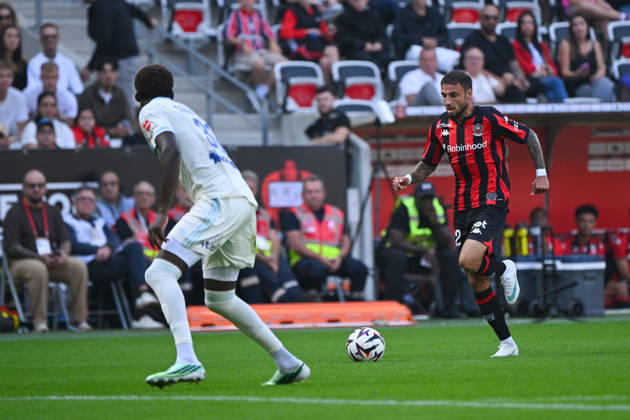 FOOTBALL : OGC Nice VS RC Strasbourg Alsace - Ligue 1 McDonald s - 11 10 2026 Jonathan Clauss (OGCN) - Ligue 1 McDonald™s match between OGC Nice and Racing Club de Strasbourg Alsace on October 11, 2026 at the Allianz Riviera Stadium in Nice. NiceFrance Copyright: xWilliamxCannarellax