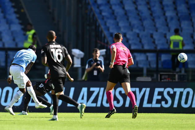 Dc Roma 11 10 2026 - campionato di calcio serie A Lazio-Monza foto Domenico Cippitelli Image nella foto: gol Nuno Tavares 