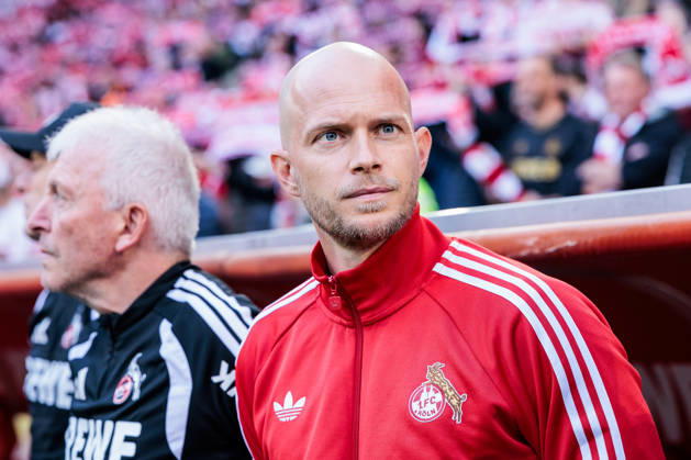 KOELN, GERMANY - OCTOBER 11: Rene Wagner (Head Coach 1. FC Koeln) during the Bundesliga match between 1. FC Koeln vs. Borussia Moenchengladbach at Rheinenergie-Stadion on matchday 5 of the 1. Bundesliga on October 11, 2026 in Koeln, Germany. DFL REGULATIONS PROHIBIT ANY USE OF PHOTOGRAPHS AS IMAGE SEQUENCES AND OR QUASI-VIDEO. North Rhine Westphalia Germany Copyright: xSteffiexWunderlx