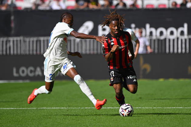 FOOTBALL : OGC Nice VS RC Strasbourg Alsace - Ligue 1 McDonald s - 11 10 2026 Elye Wahi (OGCN) - Ligue 1 McDonald™s match between OGC Nice and Racing Club de Strasbourg Alsace on October 11, 2026 at the Allianz Riviera Stadium in Nice. NiceFrance Copyright: xWilliamxCannarellax