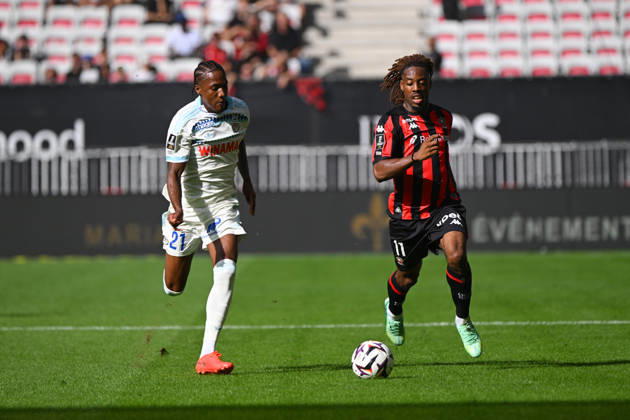 FOOTBALL : OGC Nice VS RC Strasbourg Alsace - Ligue 1 McDonald s - 11 10 2026 Elye Wahi (OGCN) - Ligue 1 McDonald™s match between OGC Nice and Racing Club de Strasbourg Alsace on October 11, 2026 at the Allianz Riviera Stadium in Nice. NiceFrance Copyright: xWilliamxCannarellax