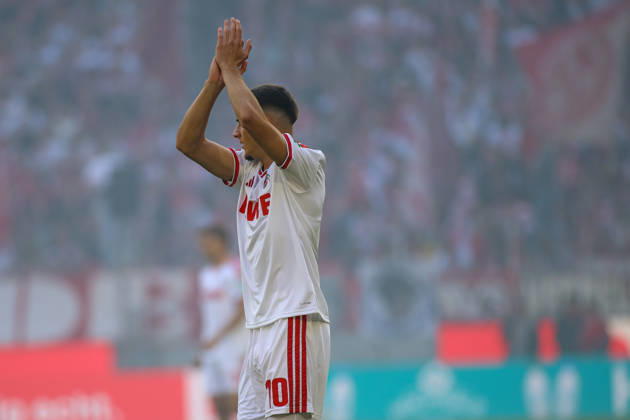 11.10.2026, GER, Fussball, Herren, Bundesliga , 1. Bundesliga, Saison 2026 2027, 1. FC Köln - VfL Borussia Mönchengladbach Said El Mala (KOE) gestikuliert, Gestik Copyright: xSvenxHanischx