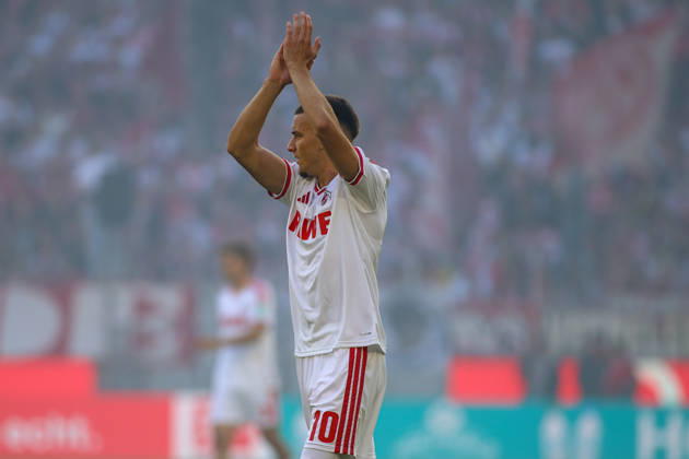 11.10.2026, GER, Fussball, Herren, Bundesliga , 1. Bundesliga, Saison 2026 2027, 1. FC Köln - VfL Borussia Mönchengladbach Said El Mala (KOE) gestikuliert, Gestik Copyright: xSvenxHanischx