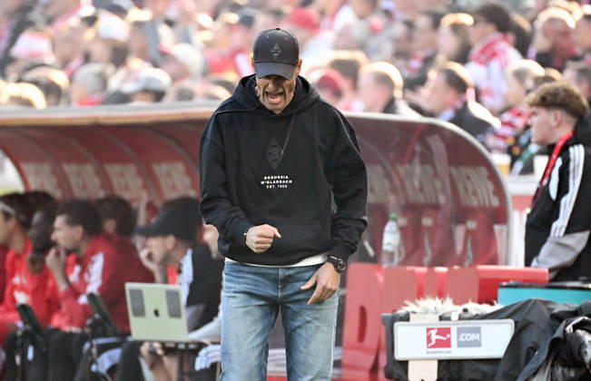 Cologne, Germany, 1. Bundesliga, Matchday 5, Rhein-Energie-Stadium Cologne, 1. FC Köln vs Bor. Mönchengladbach; Headcoach Alexander Blessin (BMG).