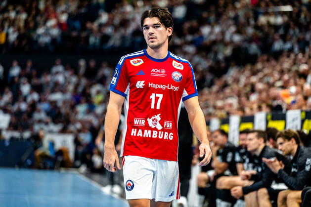 11.10.2026, xdobgx, Handball Opel HBL, THW Kiel - Handball Club Hamburg v.l. Kaj Geenen (Handball Club Hamburg, 17) Portrait, Portraet, Einzelbild Kiel