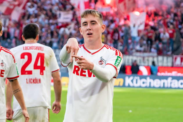 Deutschland: 1.Bundesliga 2026 2027, 5. Spieltag, 1.FC Köln vs Borussia Mönchengladbach, Sonntag, 11.10.2026 RheinEnergie-Stadion (Köln-Nordrhein-Westfalen): Tor und Torjubel zum 1:0 durch Isak Johannesson (1.FC Köln, 8). Freude, Emotionen, Jubel Köln RheinEnergier-Stadion, Köln Deutschland Copyright: xOrhanxHabashx