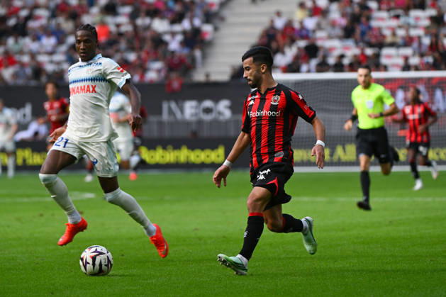 FOOTBALL : OGC Nice VS RC Strasbourg Alsace - Ligue 1 McDonald s - 11 10 2026 Mohamed Amoura (OGCN) - Ligue 1 McDonald™s match between OGC Nice and Racing Club de Strasbourg Alsace on October 11, 2026 at the Allianz Riviera Stadium in Nice. NiceFrance  Copyright: xWilliamxCannarellax