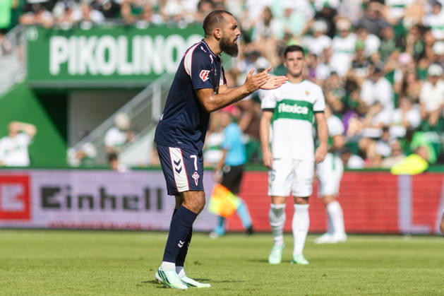 ESP: LaLiga EA Sports Elche CF v Celta Vigo Borja Iglesias of Celta during LaLiga EA Sports match between Elche CF v Celta Vigo played at Martinez Valero Stadium, Elche on October 11 2026 in Spain Spain Soccer Copyright: xAgenciaxLOFx