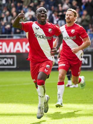 UTRECHT - Yoann Cathline of FC Utrecht celebrates the 1-0 during the Dutch Eredivisie match between FC Utrecht and Willem II at Galgenwaard Stadium on October 11, 2026, in Utrecht, the Netherlands. TOBIAS KLEUVER ANP Eredivisie 2026 27 xVIxANPxSportx xxANPxIVx 572135970 originalFilename: 572135970