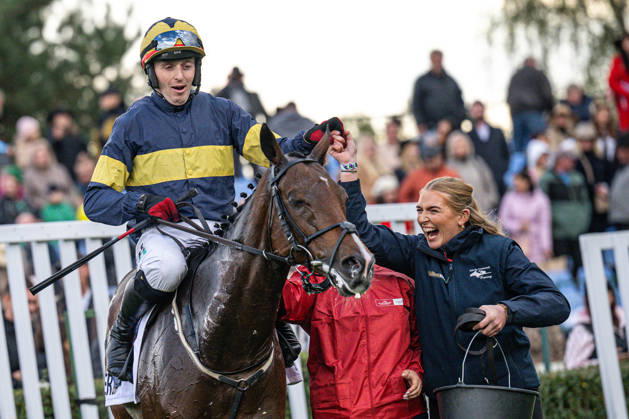 The 136th Grand Pardubice Steeplechase (6,900m), in Pardubice, Czech Republic, on October 11, 2026. Winner Keith Michael Donoghue on Final Orders. (CTKxPhoto DavidxTanecek) CTKPhotoP2026101105046 CTKPhotoP2026101105046