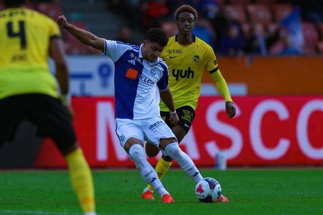GC Zürich gegen BSC Young Boys Brack Super League 11. Oktober 2026 Luke Plange (7, Grasshopper Club Zürich) im Spiel der Brack Super League zwischen dem Grasshopper Club Zürich (GCZ) und dem BSC Young Boys (YB) am 11. Oktober 2026 im Stadion Letzigrund in Zürich, Schweiz. Zürich Stadion Letzigrund Zürich Schweiz
