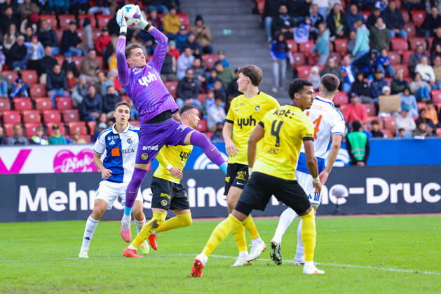 GC Zürich gegen BSC Young Boys Brack Super League 11. Oktober 2026 Marvin Keller (1, BSC Young Boys) im Spiel der Brack Super League zwischen dem Grasshopper Club Zürich (GCZ) und dem BSC Young Boys (YB) am 11. Oktober 2026 im Stadion Letzigrund in Zürich, Schweiz. Zürich Stadion Letzigrund Zürich Schweiz
