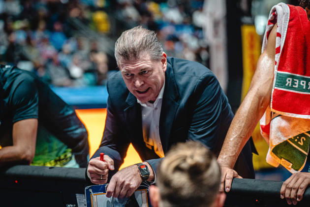 11.10.2026, xhfmx, Basketball easyCredit BBL Bundesliga, Frankfurt Skyliners - Veolia Towers Hamburg Klaus Perwas (Trainer Skyliners Frankfurt) Frankfurt am Main