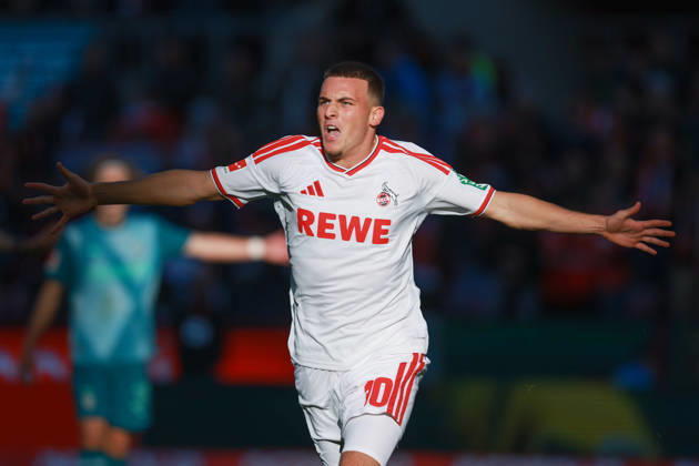 1. Bundesliga - 26 27 - 1. FC Köln - Borussia Mönchengladbach am 11.10.2026 im RheinEnergieSTADION in Köln Jubel, Torjubel, Torschuetze, Torschütze Said El Mala (Koeln 10) jubelt nach seinem Tor zum 2 zu 1