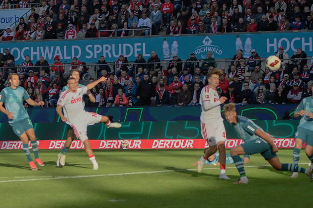 Said El Mala (Koeln 10) erzielt das Tor zum 2:1 11.10.2026 ¢ Fussball ¢ 1. FC Koeln vs Borussia Moenchengladbach, RheinEnergieStadion, Koeln, DFB DFL REGULATIONS PROHIBIT ANY USE OF PHOTOGRAPHS AS IMAGE SEQUENCES AND OR QUASI-VIDEO NRW Germany