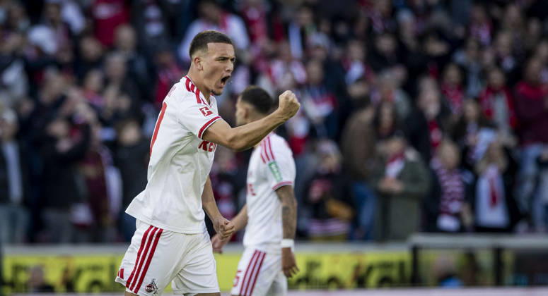 Cologne, Germany. 11th Oct 2026. Torjubel Said El Mala (Köln) 1. FC Köln - Borussia Mönchengladbach 11.10.2026
