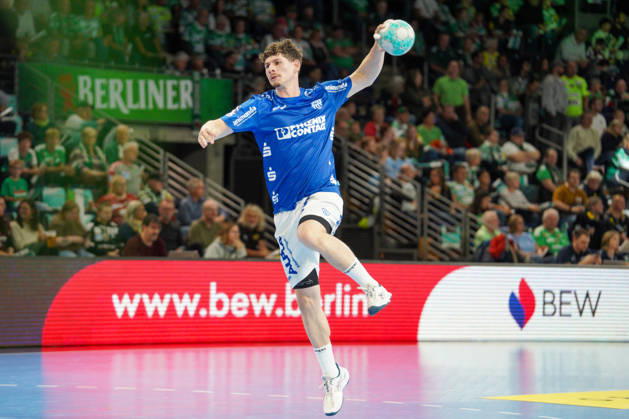 Im Bild: Levin Wanner (TBV Lemgo Lippe, 18) vor dem Spiel 11.10.2026, Fuechse Berlin - TVB Lemgo Lippe, HBL, Handball-Bundesliga, Saison 2026 27, Max-Schmeling-Halle Copyright: HMBxMedia xPascalxSpanehl