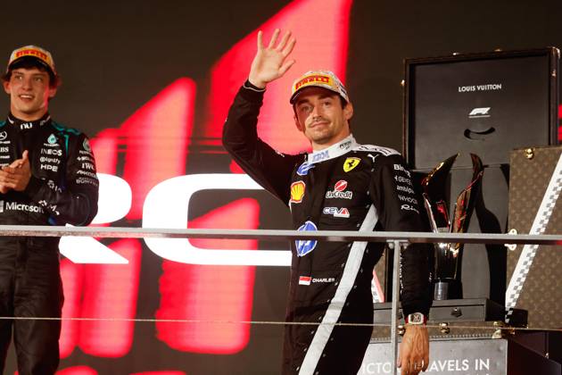 LECLERC Charles (mco), Scuderia Ferrari SF-26, portrait Singapore 2026 Singapore 2026 81 PIASTRI Oscar (aus), McLaren F1 Team MCL40, action 01 NORRIS Lando (gbr), McLaren F1 Team MCL40, action Singapore 2026 Singapore