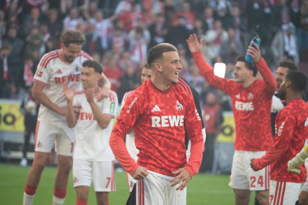 Deutschland: 1.Bundesliga 2026 2027, 5. Spieltag, 1.FC Köln vs Borussia Mönchengladbach, Sonntag, 11.10.2026 RheinEnergie-Stadion (Köln-Nordrhein-Westfalen): Said El Mala (1.FC Köln, 10) Freude, Emotionen, Jubel nach dem Sieg, Gesichtsausdruck, Emotionen Köln RheinEnergier-Stadion, Köln Deutschland Copyright: xOrhanxHabashx