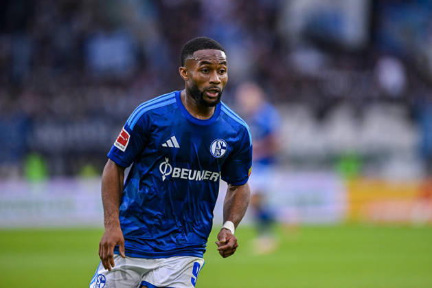 11.10.2026, Fussball, Saison 2026 2027, Bundesliga, SC Freiburg - FC Schalke 04, Moussa Sylla (FC Schalke 04) xRHR-FOTO YYx Copyright: KROEGER RHR-FOTOx RHR-FOTO YY