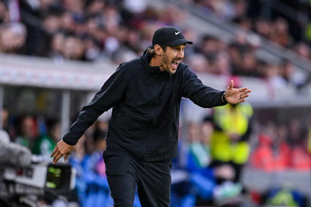 11.10.2026, Fussball, Saison 2026 2027, Bundesliga, SC Freiburg - FC Schalke 04, Trainer Julian Schuster (SC Freiburg) xRHR-FOTO YYx Copyright: KROEGER RHR-FOTOx RHR-FOTO YY
