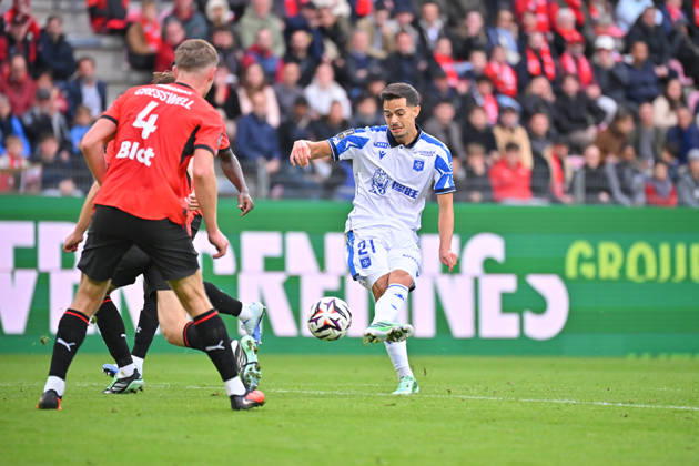 Stade Rennais FC v AJ Auxerre - Ligue 1 McDonald s 2026 2027 Romain FAIVRE of Auxerre during Ligue 1 McDonald s match between Rennes and Auxerre at Roazhon Park on October 11, 2026 in Rennes, France. Rennes France  Copyright: xIconxSportx 776573388