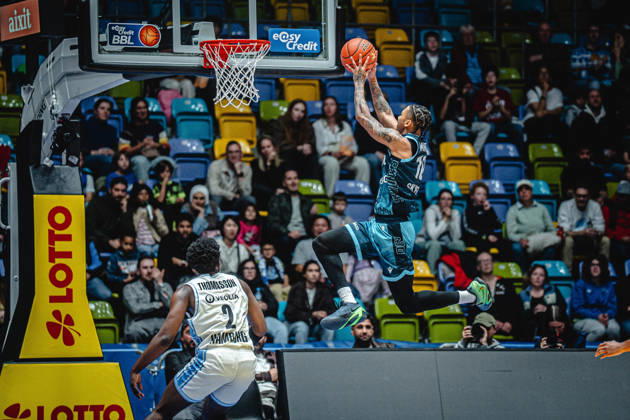 11.10.2026, xhfmx, Basketball easyCredit BBL Bundesliga, Frankfurt Skyliners - Veolia Towers Hamburg Judah Mintz (Skyliners Frankfurt) Frankfurt am Main