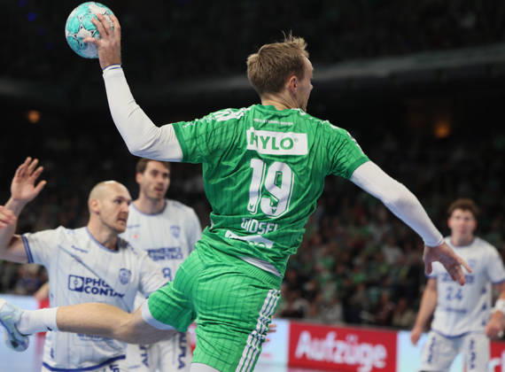 GER HBL Saison 2026 2027 FÜCHSE Berlin vs. TBV Lemgo, 11.10.26, MAX-SCHMELING-HALLE, Berlin, Mathias GIDSEL (Füchse Berlin 19)