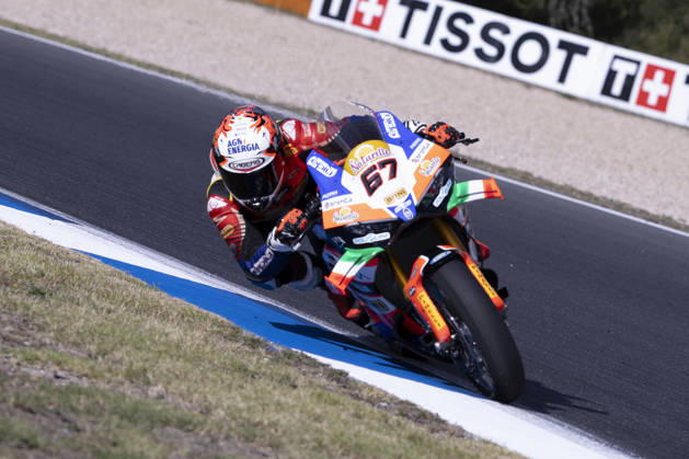 October 11, 2026, Cascais, Lisboa, Portugal: ESTORIL, PORTUGAL - OCTOBER 11: Alberto Surra of Italy and Motocross Racing competes during the Race 2 during day three of the World Superbikes Estoril Round at Circuito Estoril on October 11, 2026 in Estoril, Portugal Cascais Portugal - ZUMAl192 20261011_zsp_l192_191 Copyright: xMiguelxLemosx