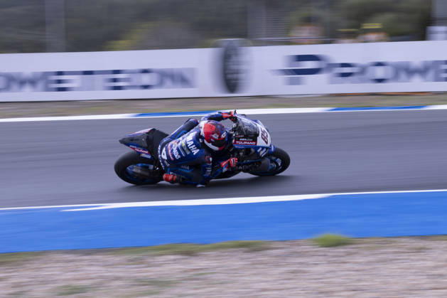 October 11, 2026, Cascais, Lisboa, Portugal: ESTORIL, PORTUGAL - OCTOBER 11: Twan Smits of Netherlands and Motoxracing WorldSBK Team competes during the Race 2 during day three of the World Superbikes Estoril Round at Circuito Estoril on October 11, 2026 in Estoril, Portugal Cascais Portugal - ZUMAl192 20261011_zsp_l192_192 Copyright: xMiguelxLemosx
