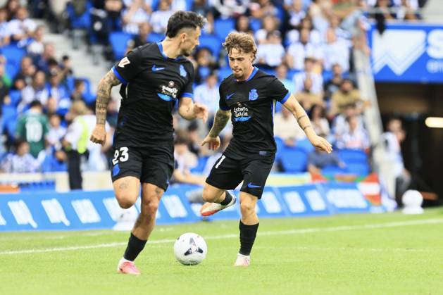 ESP: LaLiga EASports Real Sociedad - RC Deportivo La Coruna Mario Soriano of RC Deportivo during LaLiga EA Sports match between Real Sociedad - RC Deportivo played at Anoeta Stadium in Gipuzcoa on October 11, 2026 in Spain Spain Futbol Copyright: xAgenciaxLOFx