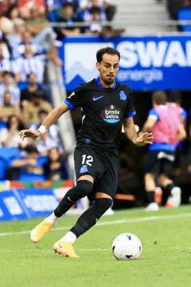 ESP: LaLiga EASports Real Sociedad - RC Deportivo La Coruna Giacomo Quagliata of RC Deportivo during LaLiga EA Sports match between Real Sociedad - RC Deportivo played at Anoeta Stadium in Gipuzcoa on October 11, 2026 in Spain Spain Futbol Copyright: xAgenciaxLOFx